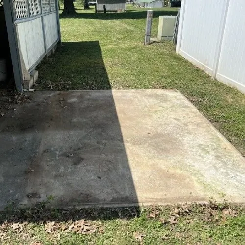 Area after debris removal